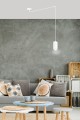 Lampa wisząca TRAKER 1 WHITE/WHITE