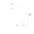 Lampa wisząca TRAKER 1 WHITE/WHITE