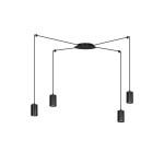 Lampa wisząca TRAKER 4 BLACK/BLACK