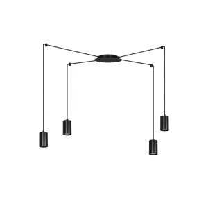 Lampa wisząca TRAKER 4 BLACK/BLACK