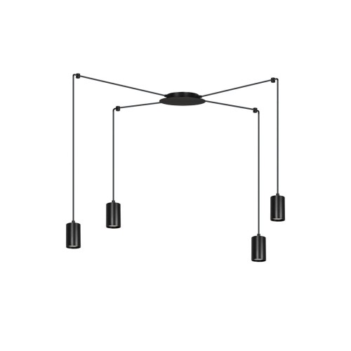 Lampa wisząca TRAKER 4 BLACK/BLACK