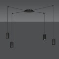 Lampa wisząca TRAKER 4 BLACK/BLACK