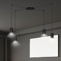 Lampa wisząca TRAKER 4 BLACK/BLACK