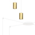 Lampa wisząca TRAKER 4 WHITE/GOLD