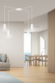 Lampa wisząca TRAKER 4 WHITE/WHITE