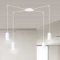 Lampa wisząca TRAKER 4 WHITE/WHITE