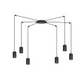 Lampa wisząca TRAKER 6 BLACK/BLACK