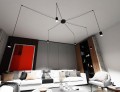Lampa wisząca TRAKER 6 BLACK/BLACK