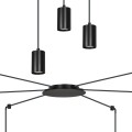 Lampa wisząca TRAKER 6 BLACK/BLACK