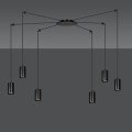 Lampa wisząca TRAKER 6 BLACK/BLACK