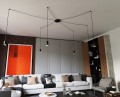Lampa wisząca TRAKER 6 BLACK/BLACK