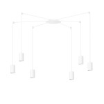 Lampa wisząca TRAKER 6 WHITE/WHITE