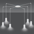 Lampa wisząca TRAKER 6 WHITE/WHITE