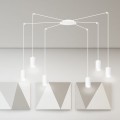 Lampa wisząca TRAKER 6 WHITE/WHITE