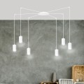 Lampa wisząca TRAKER 6 WHITE/WHITE