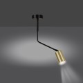 Lampa sufitowa VERNO 1 BLACK/GOLD