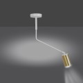Lampa sufitowa VERNO 1 WHITE/GOLD