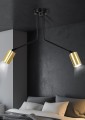Lampa sufitowa VERNO 2 BLACK/GOLD