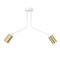Lampa sufitowa VERNO 2 WHITE/GOLD