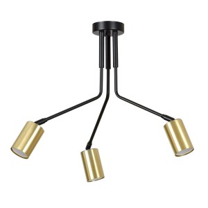 Lampa sufitowa VERNO 3 BLACK/GOLD