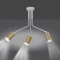 Lampa sufitowa VERNO 3 WHITE/GOLD