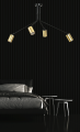 Lampa sufitowa VERNO 4 BLACK/GOLD