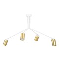 Lampa sufitowa VERNO 4 WHITE/GOLD