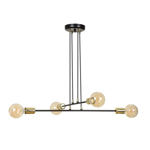 Lampa wisząca loftowa VESIO 4 BLACK