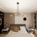 Lampa wisząca loftowa VESIO 6 BLACK