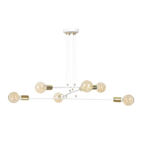 Lampa wisząca loftowa VESIO 6 WHITE
