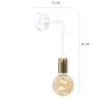 Kinkiet loftowy VESIO K1 WHITE