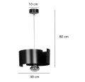 Lampa wisząca VIXON 1 BLACK