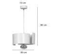 Lampa wisząca VIXON 1 WHITE