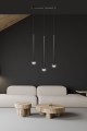 Lampa wisząca SELTER 3 BLACK