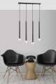 Lampa wisząca SELTER 4 BLACK