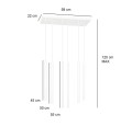 Lampa wisząca SELTER 6 BLACK