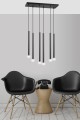 Lampa wisząca SELTER 6 BLACK