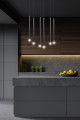 Lampa wisząca SELTER 6 BLACK