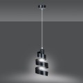 Lampa wisząca dekoracyjna SAGA 1 BLACK