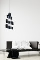 Lampa wisząca dekoracyjna SAGA 1 BLACK