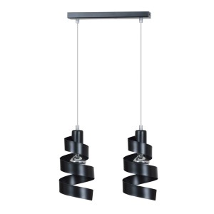 Lampa wisząca dekoracyjna SAGA 2 BLACK