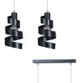Lampa wisząca dekoracyjna SAGA 2 BLACK