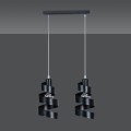 Lampa wisząca dekoracyjna SAGA 2 BLACK