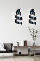 Lampa wisząca dekoracyjna SAGA 2 BLACK