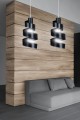 Lampa wisząca dekoracyjna SAGA 2 BLACK