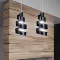 Lampa wisząca dekoracyjna SAGA 2 BLACK