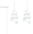 Lampa wisząca dekoracyjna SAGA 2 WHITE
