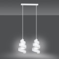 Lampa wisząca dekoracyjna SAGA 2 WHITE