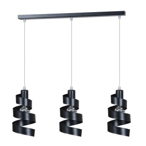 Lampa wisząca dekoracyjna SAGA 3 BLACK