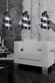 Lampa wisząca dekoracyjna SAGA 3 BLACK